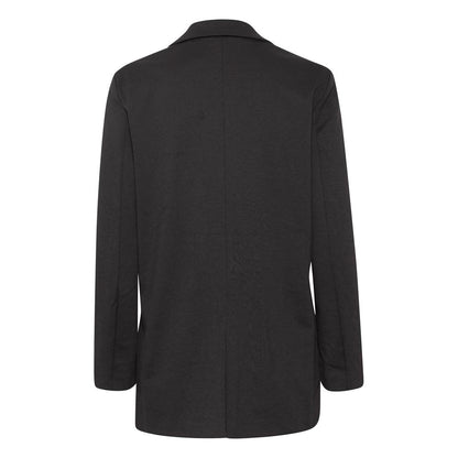 Black Recycled Polyester Blazer
