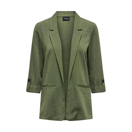 Green Viscose Blazer