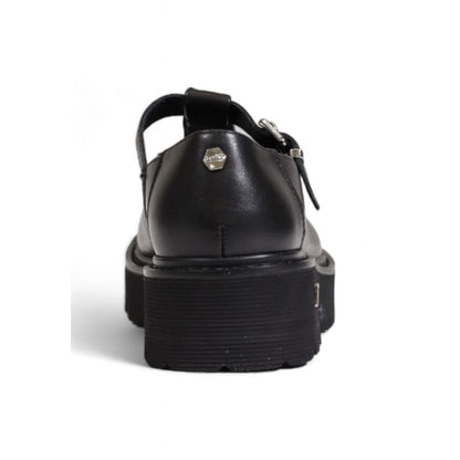 Black Leather Platform