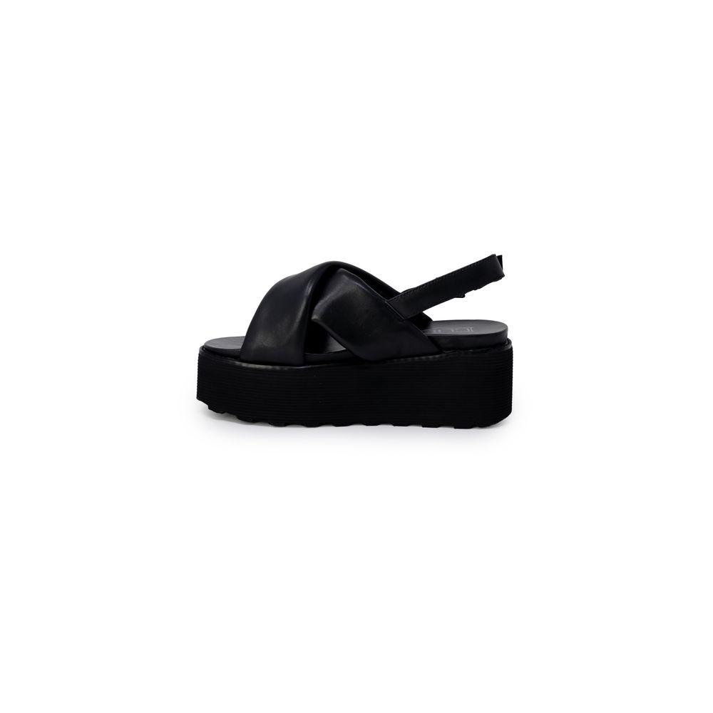 Black Leather Sandal