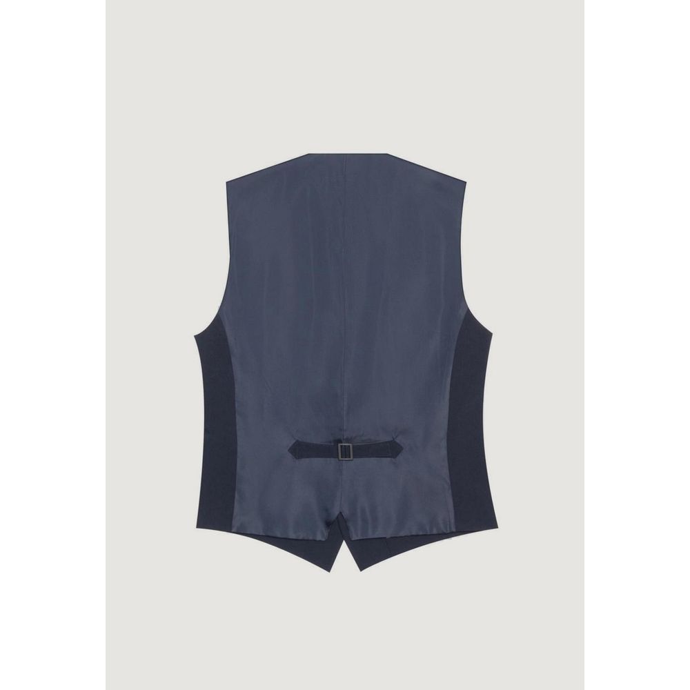 Blue Polyester Suit