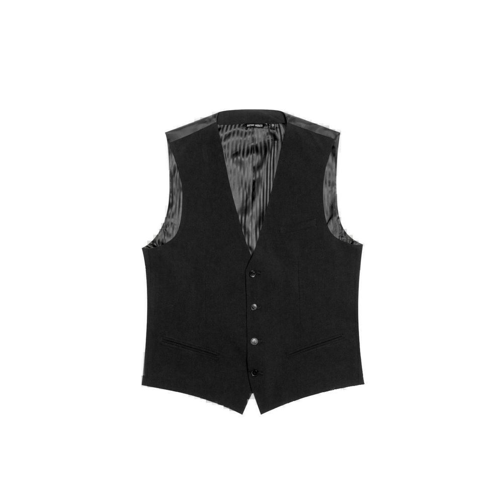 Black Polyester Suit