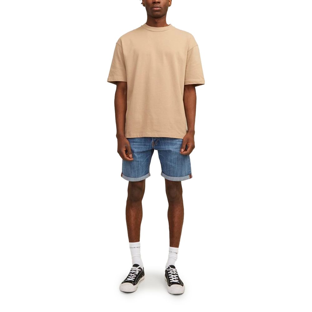 Blue Cotton Bermuda