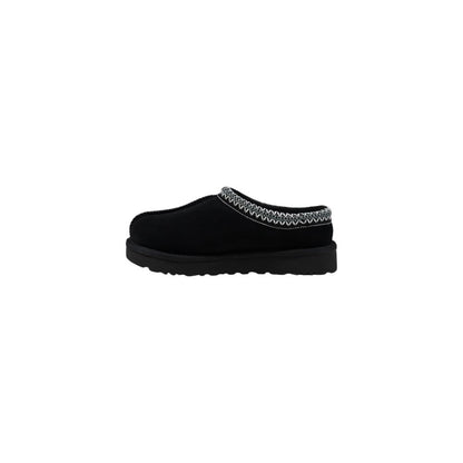 Black Suede Leather Slipper