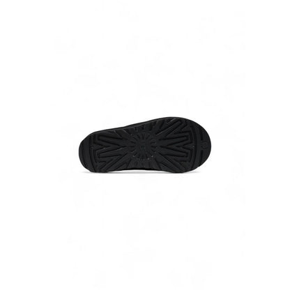 Black Suede Leather Slipper