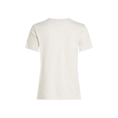 Beige Recycled Cotton T-Shirt