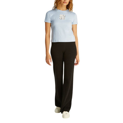 Blue Recycled Cotton T-Shirt