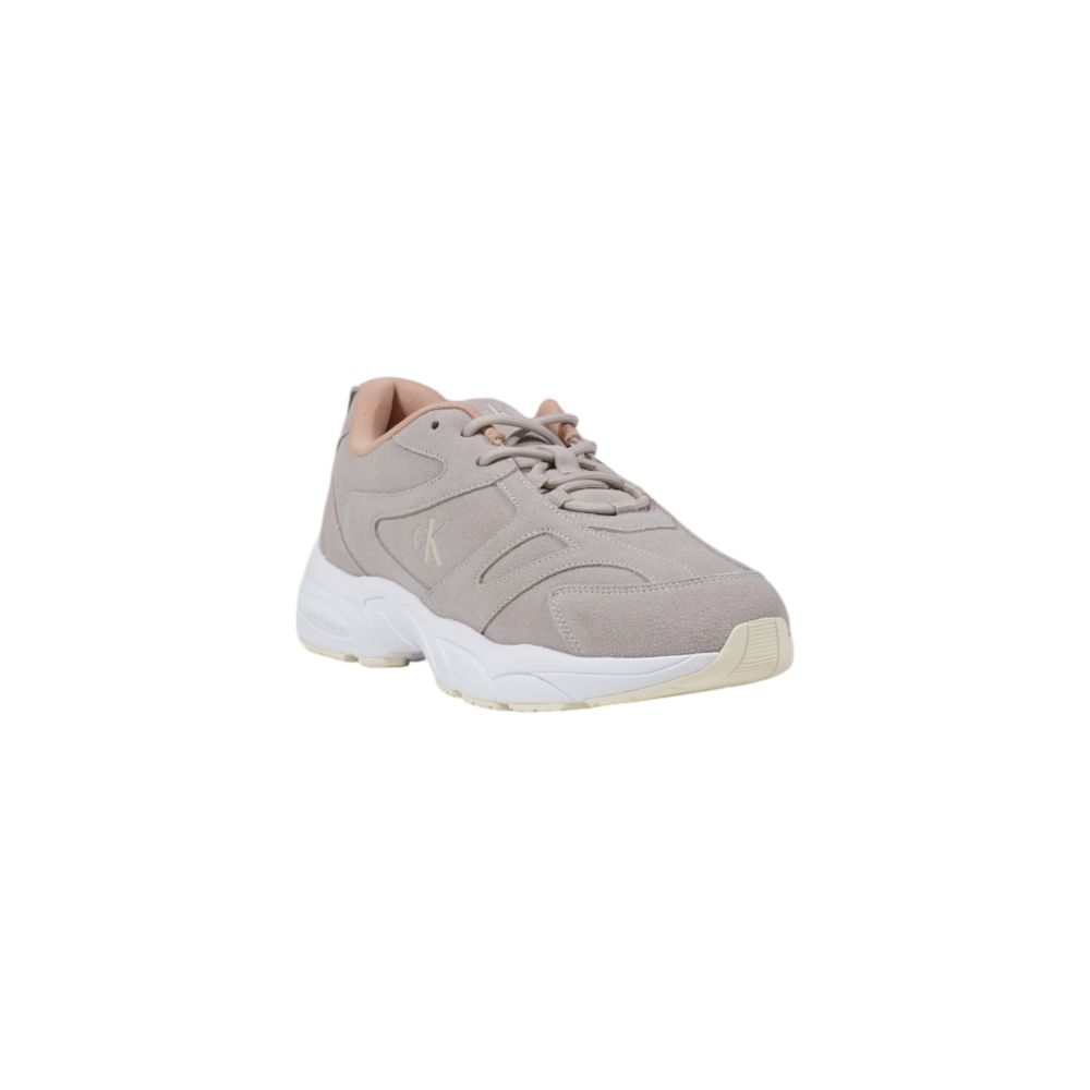 Gray Artificial Leather Sneaker