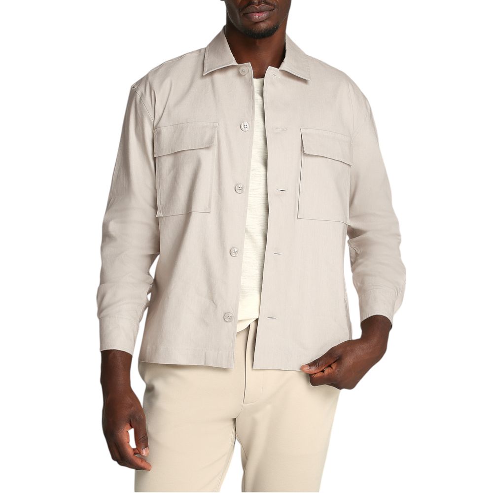 Beige Lyocell Shirt