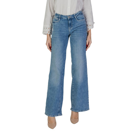 Light Blue Cotton Bootcut Jean