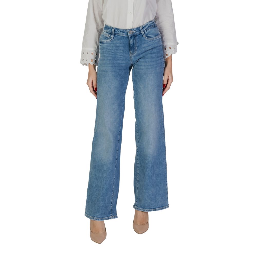 Light Blue Cotton Bootcut Jean