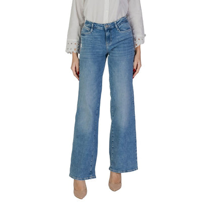 Light Blue Cotton Bootcut Jean