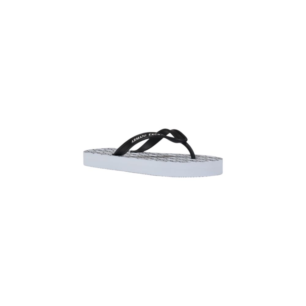 White Rubber Flip-Flop Sandals