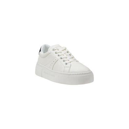 Black Polyester Chunky Sneakers