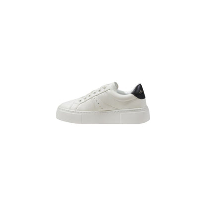 Black Polyester Chunky Sneakers