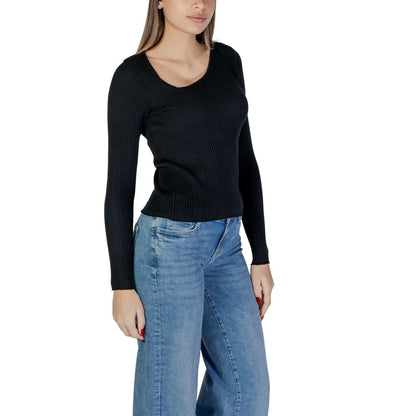 Black Viscose Sweatshirt