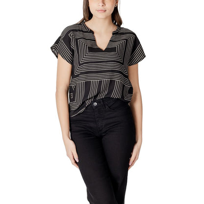 Black Viscose Sportswear