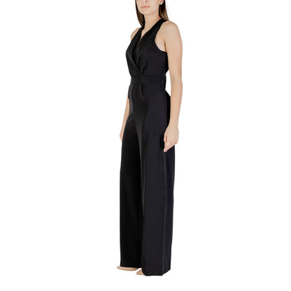 Black Recycled Polyester Jumpsuit