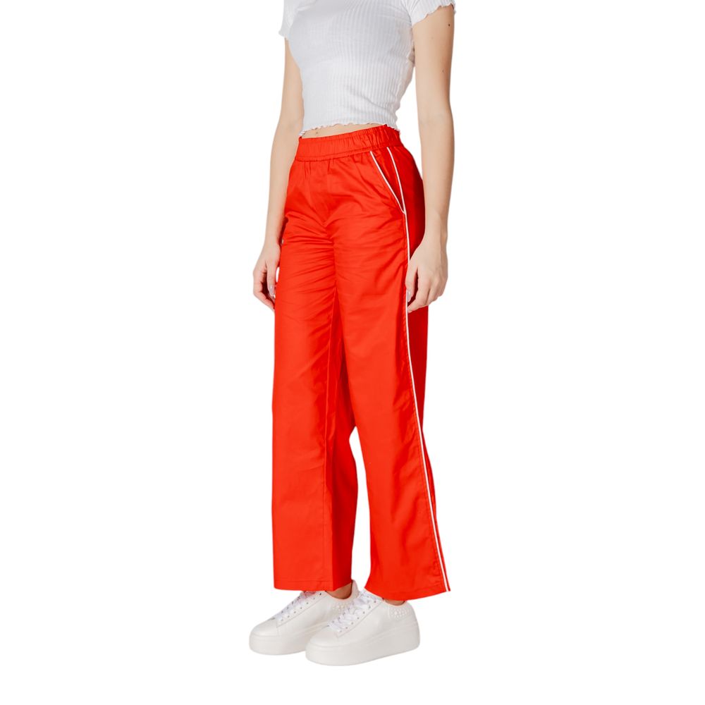 Red Cotton Pant