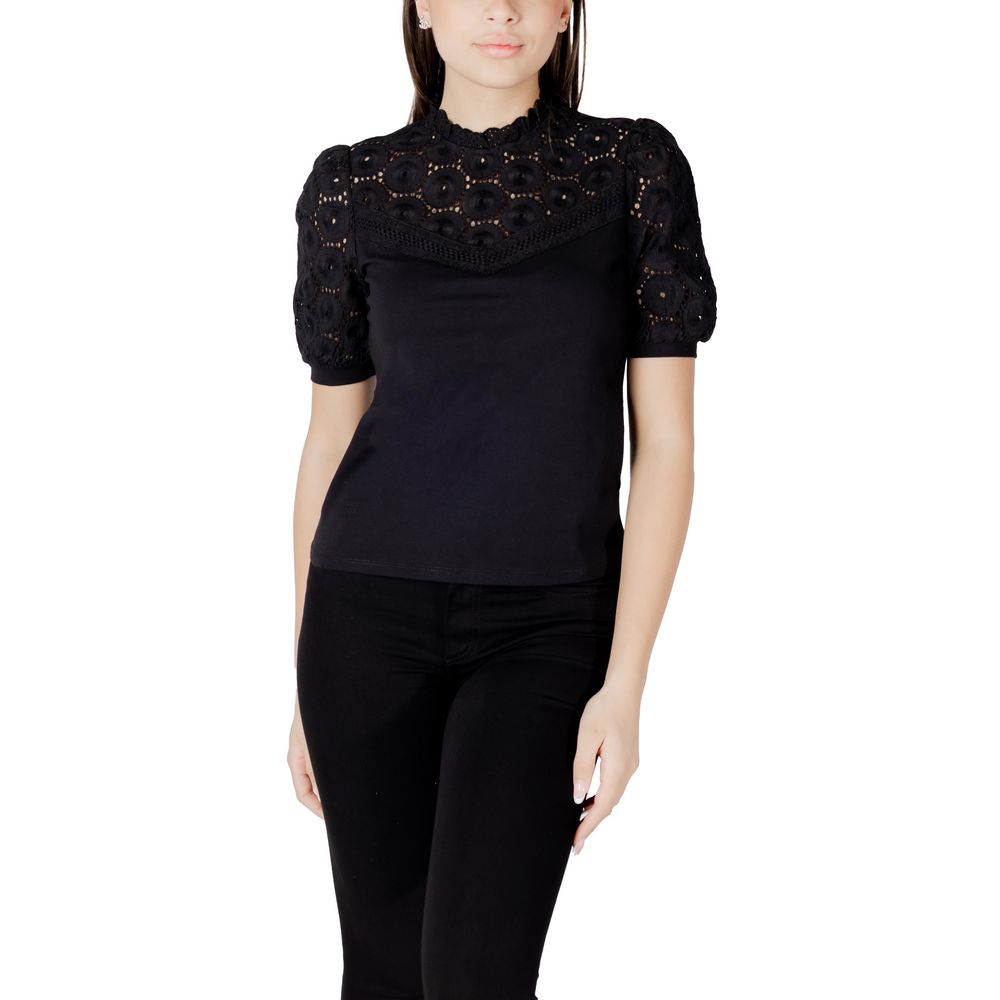 Black Cotton T-Shirt