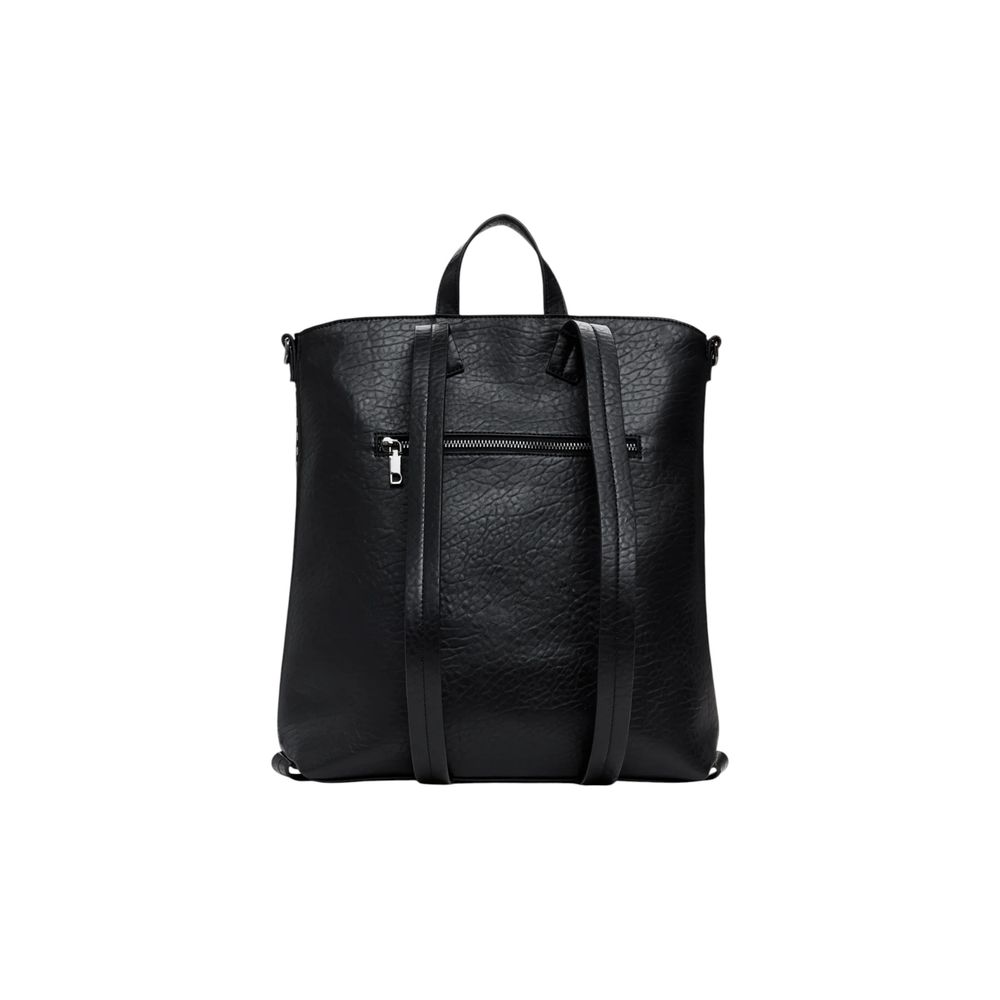 Black Polyethylene Backpack
