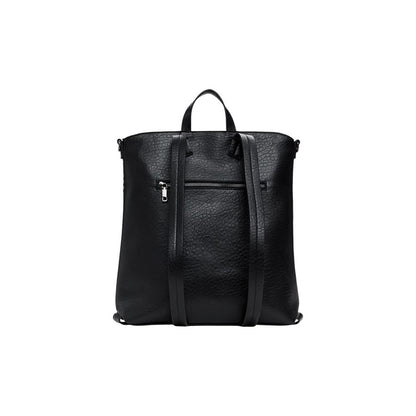 Black Polyethylene Backpack