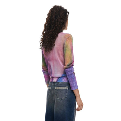 Purple Viscose Sweatshirt