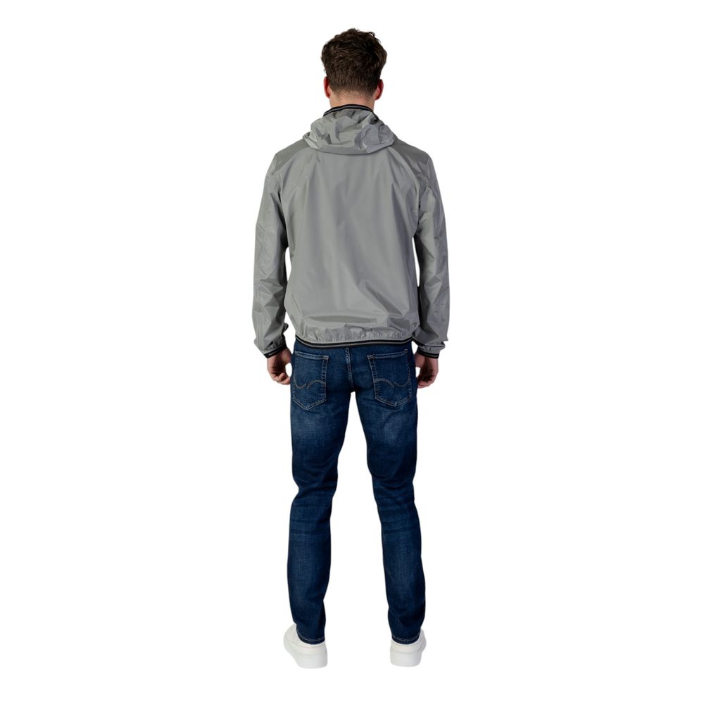 Gray Polyamide Jackets & Coat