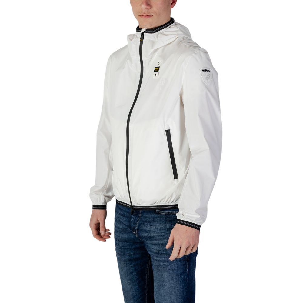 White Polyamide Jackets & Coat