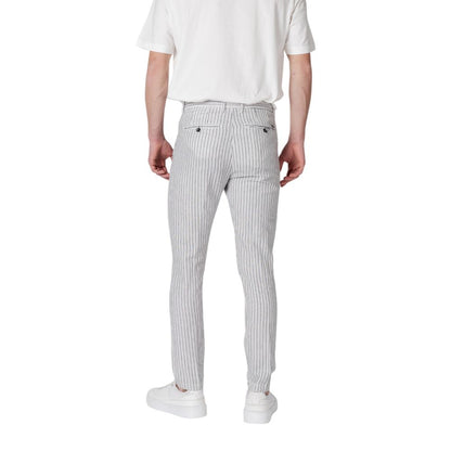 Black Linen Casual Pants