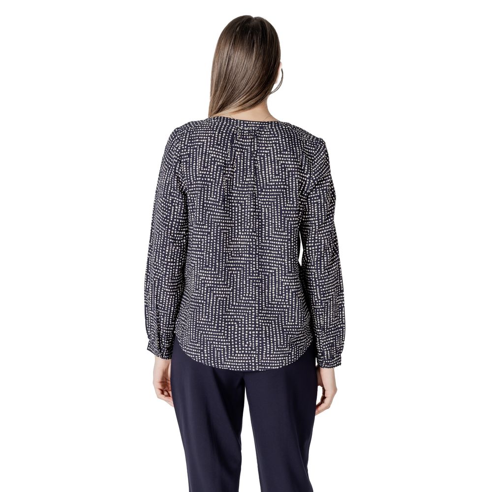 Blue Viscose Blouse