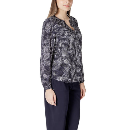 Blue Viscose Blouse