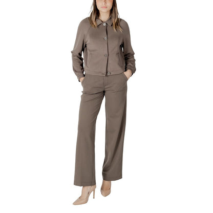 Brown Modal Jackets & Coat