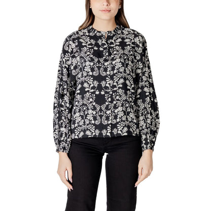 Black Viscose Blouse