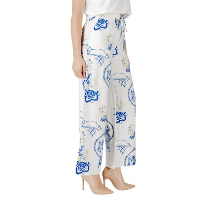 White Viscose Pant