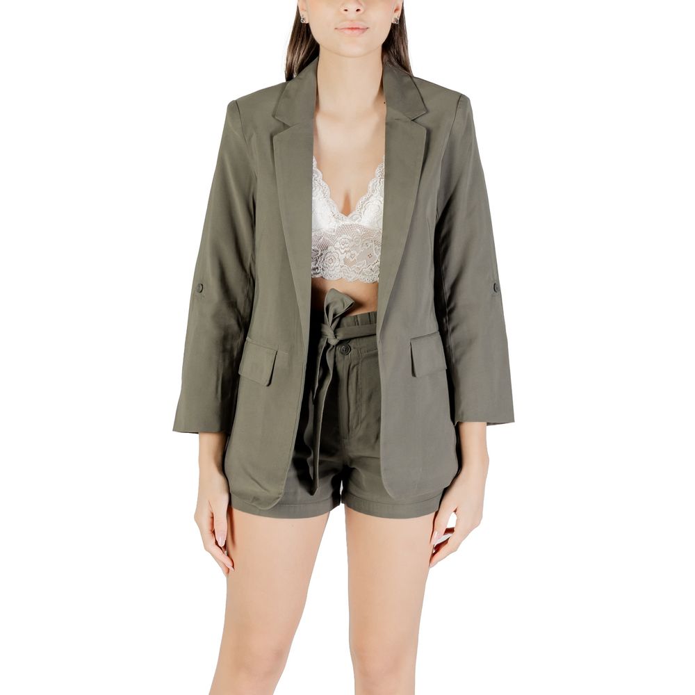 Green Viscose Blazer