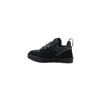 Black Polyester Sneaker