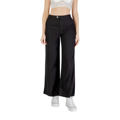 Black Viscose Pant