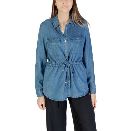 Blue Tencel Blouse