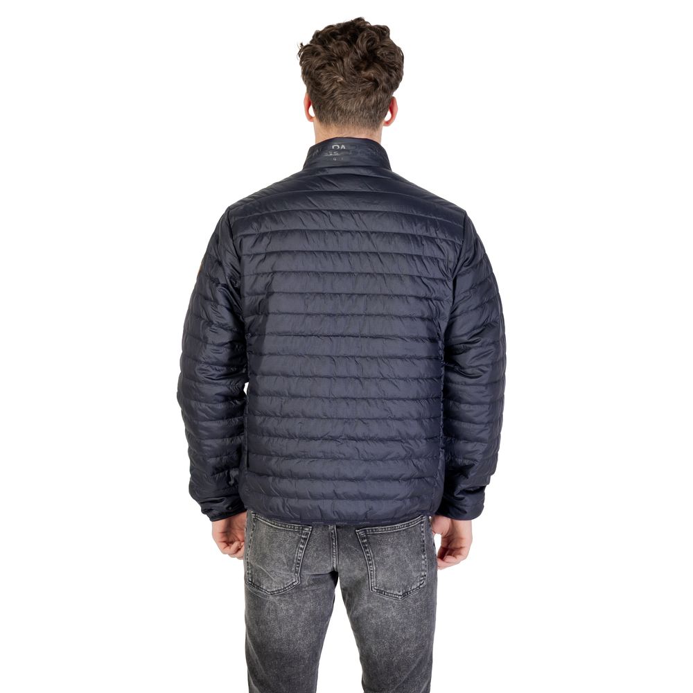 Blue Polyamide Jackets & Coat