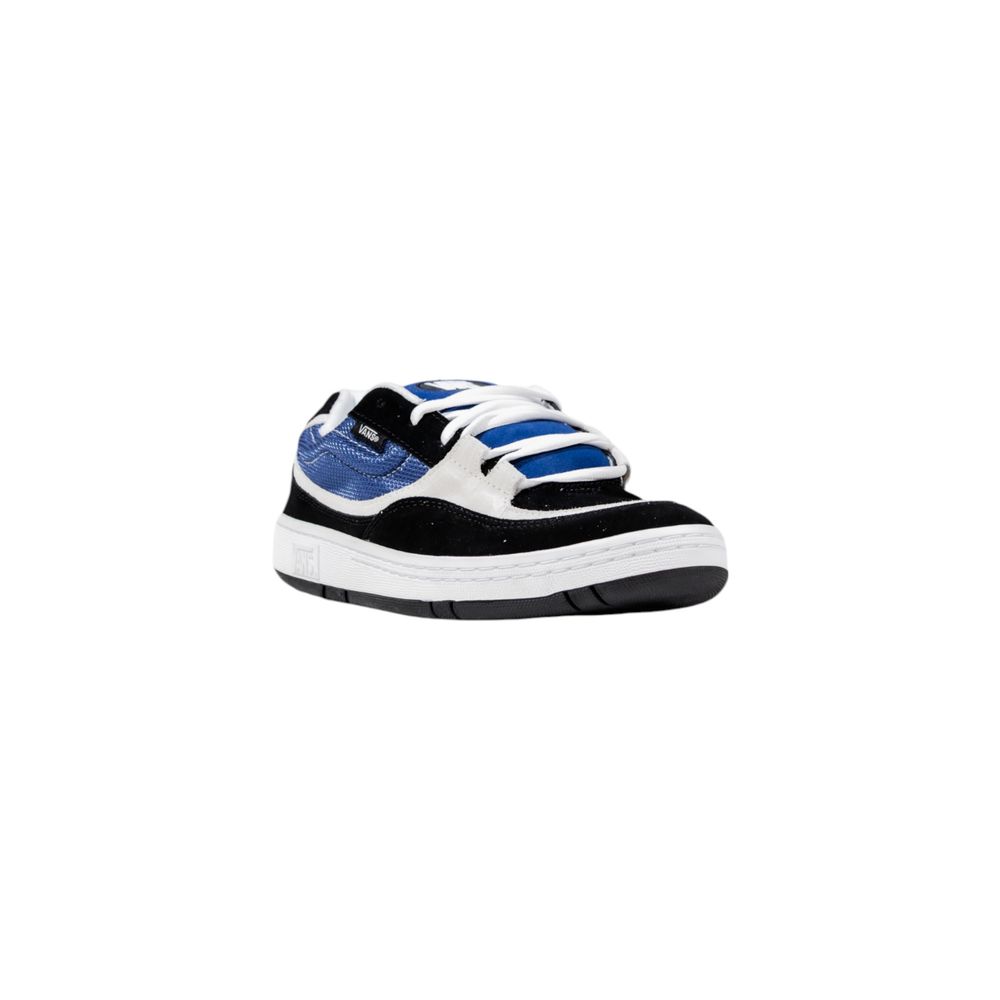 Blue Suede Leather Low Top Sneakers