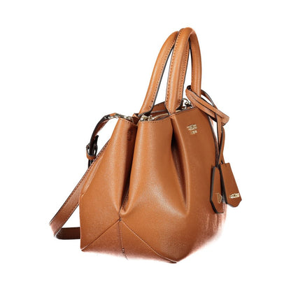 Marrone Poliuretano Women Handbag