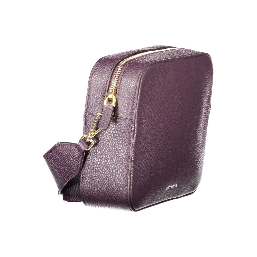 Purple Leather Women Handbag