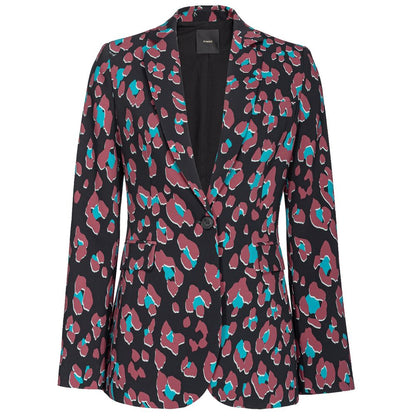 Black Polyester Women's Blazer