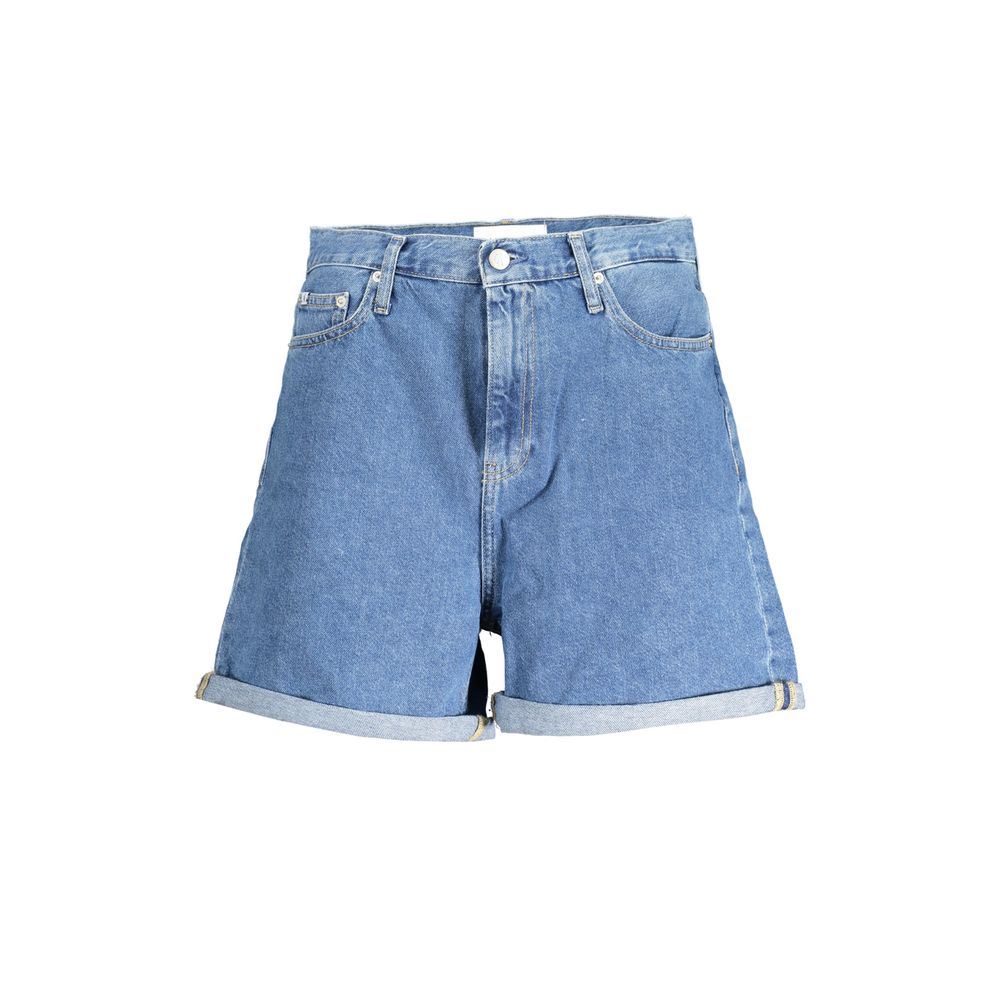 Azzurro Cotton Women Short