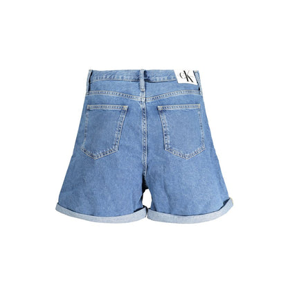 Azzurro Cotton Women Short