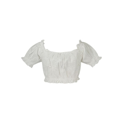 Bianco Cotton Women Shirt