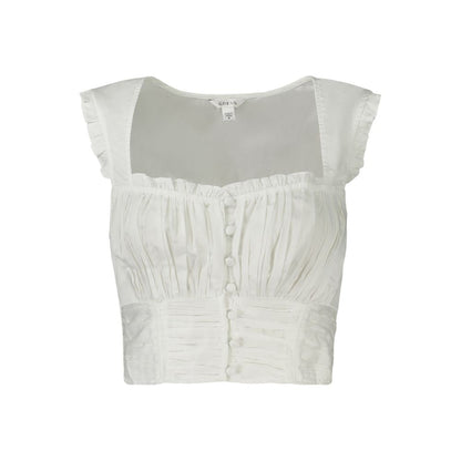 Bianco Cotton Women Shirt