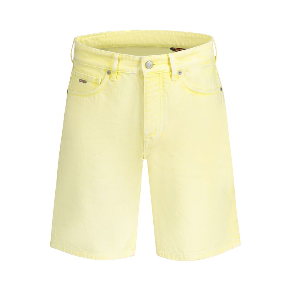 Yellow Cotton Short