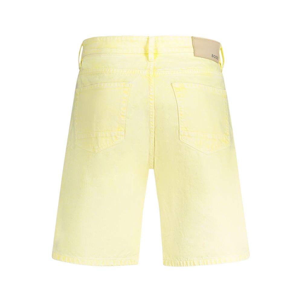 Yellow Cotton Short